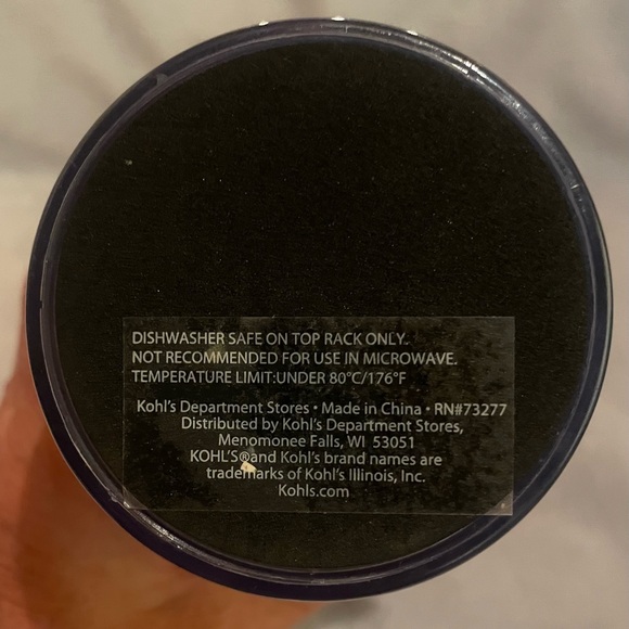 Believe NEW Holiday Hot/Cold Blue Snowflake Travel Tumbler BPA Free Leak Proof - Picture 3 of 3